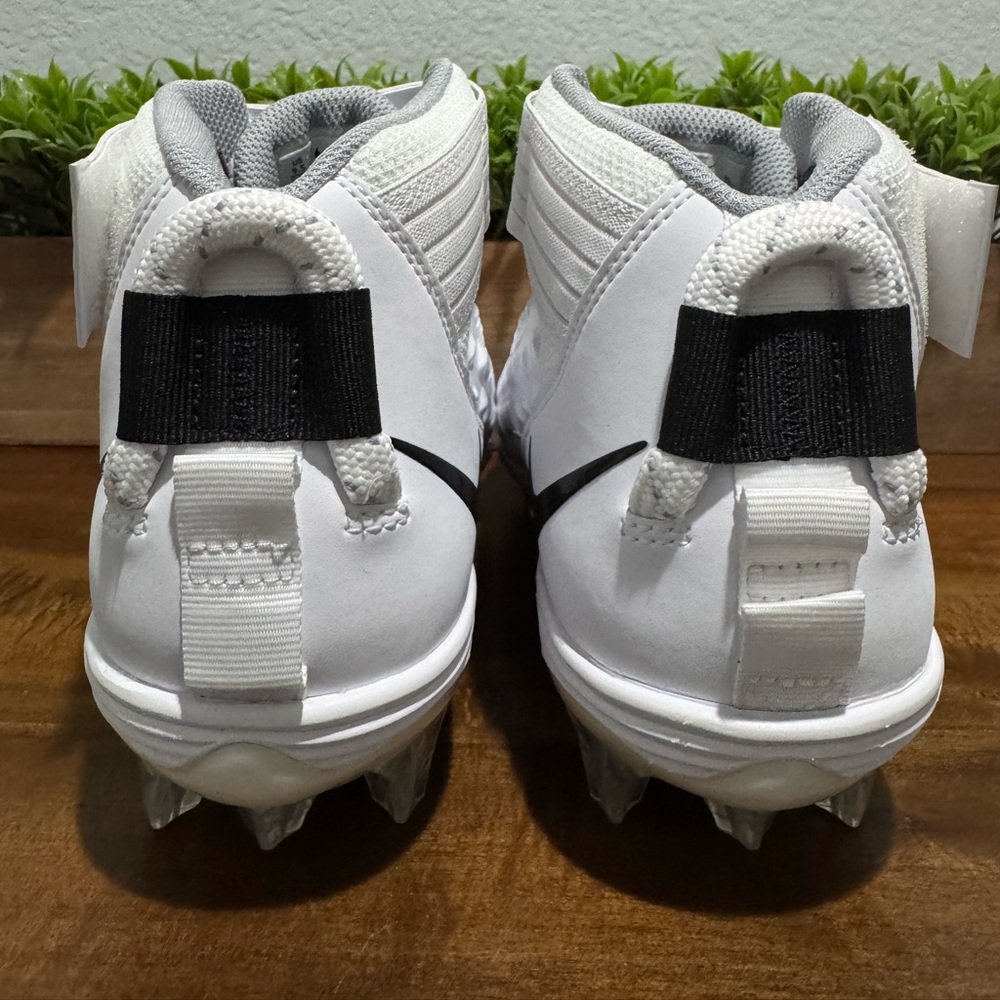 Nike Force Savage Pro 2 Football Cleats White Black AH4000-100 Men’s Size 9.5 - Picture 4 of 11